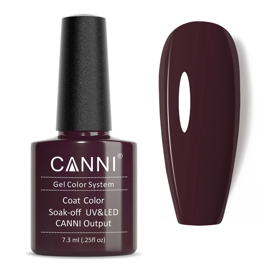 Гель-лак Canni Gel Polish №124 Rotten Cherry гнила вишня, емаль 7,3 мл