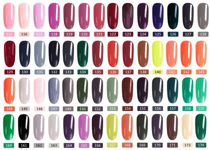 Гель-лак Canni Gel Polish №124 Rotten Cherry гнила вишня, емаль 7,3 мл