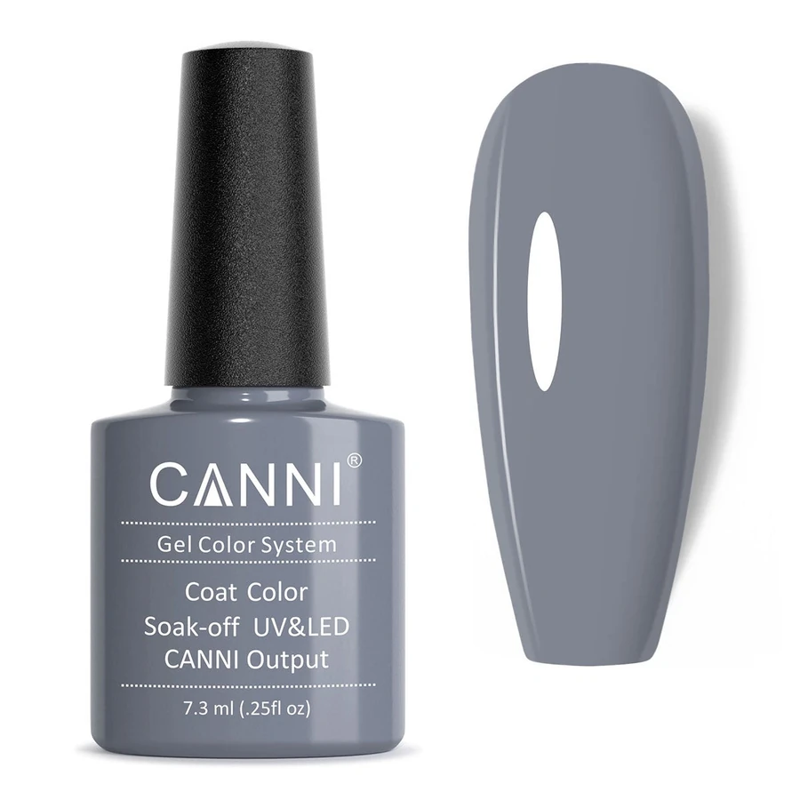 Гель-лак Canni Gel Polish №147 Grey-Blue сіро-бузковий, емаль 7,3 мл