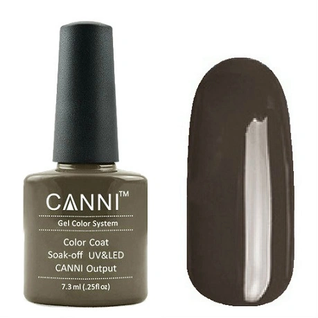 Гель-лак Canni Gel Polish №148 коричневий, емаль 7,3 мл
