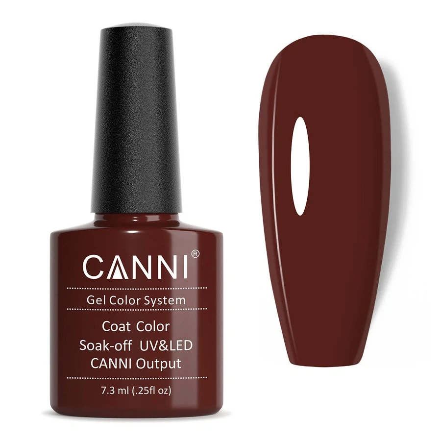 Гель-лак Canni Gel Polish №154 Tomato Red цегляний червоний, емаль 7,3 мл