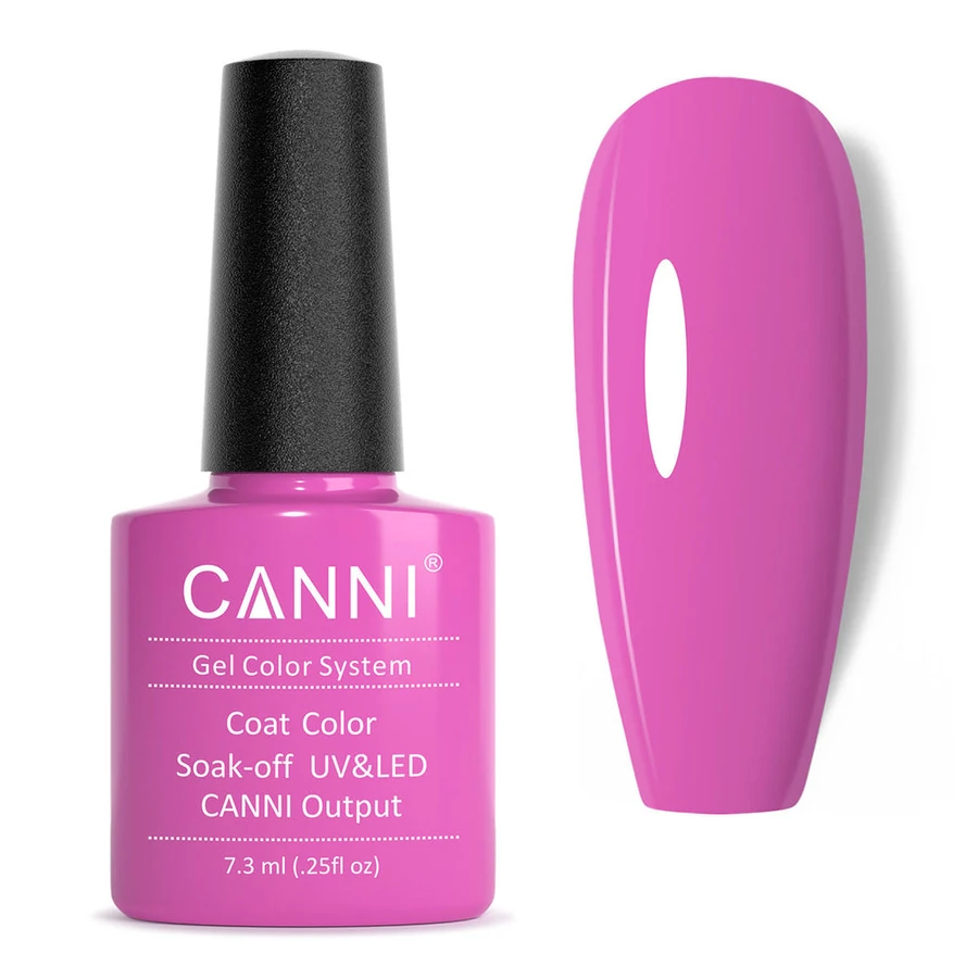 Гель-лак Canni Gel Polish №165 Fuchsia яскрава фуксія, емаль 7,3 мл