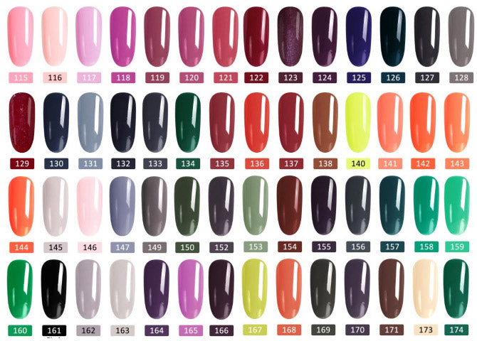 Гель-лак Canni Gel Polish №165 Fuchsia яскрава фуксія, емаль 7,3 мл