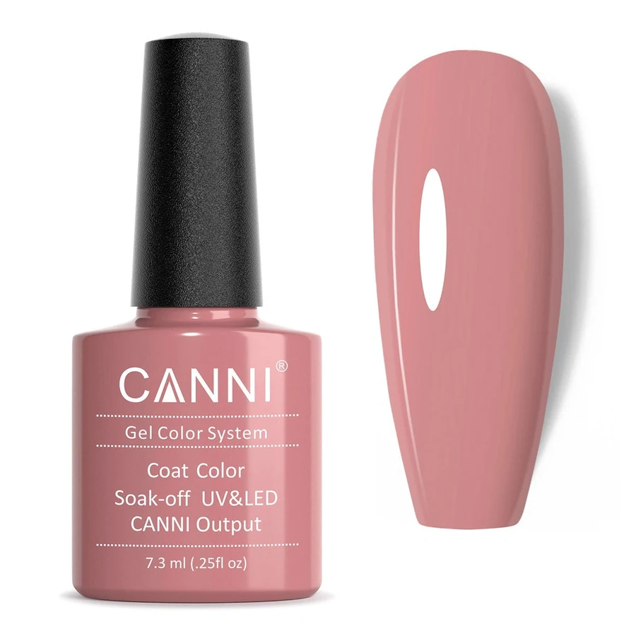 Гель-лак Canni Gel Polish №175 Pale Pink рожева карамель, емаль 7,3 мл