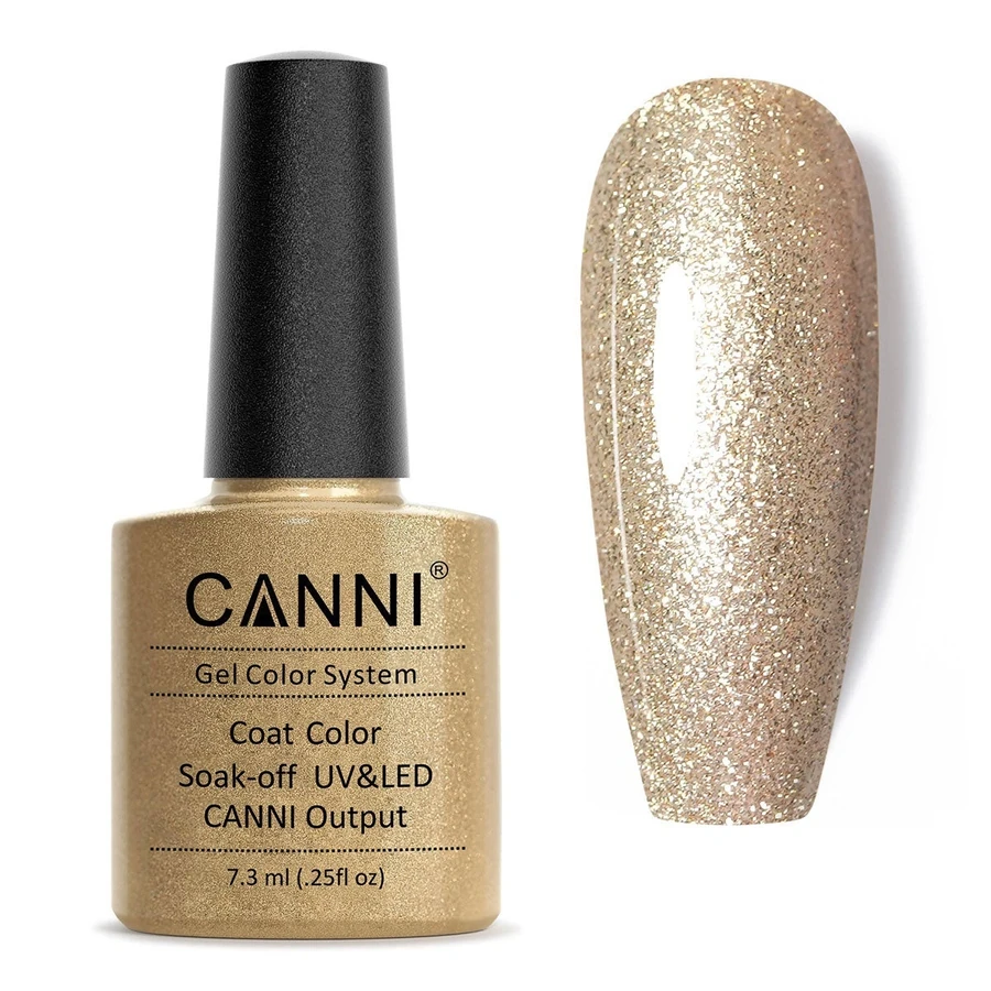 Гель-лак Canni Gel Polish №201 Mocha Pearl мокко з перламутром 7,3 мл