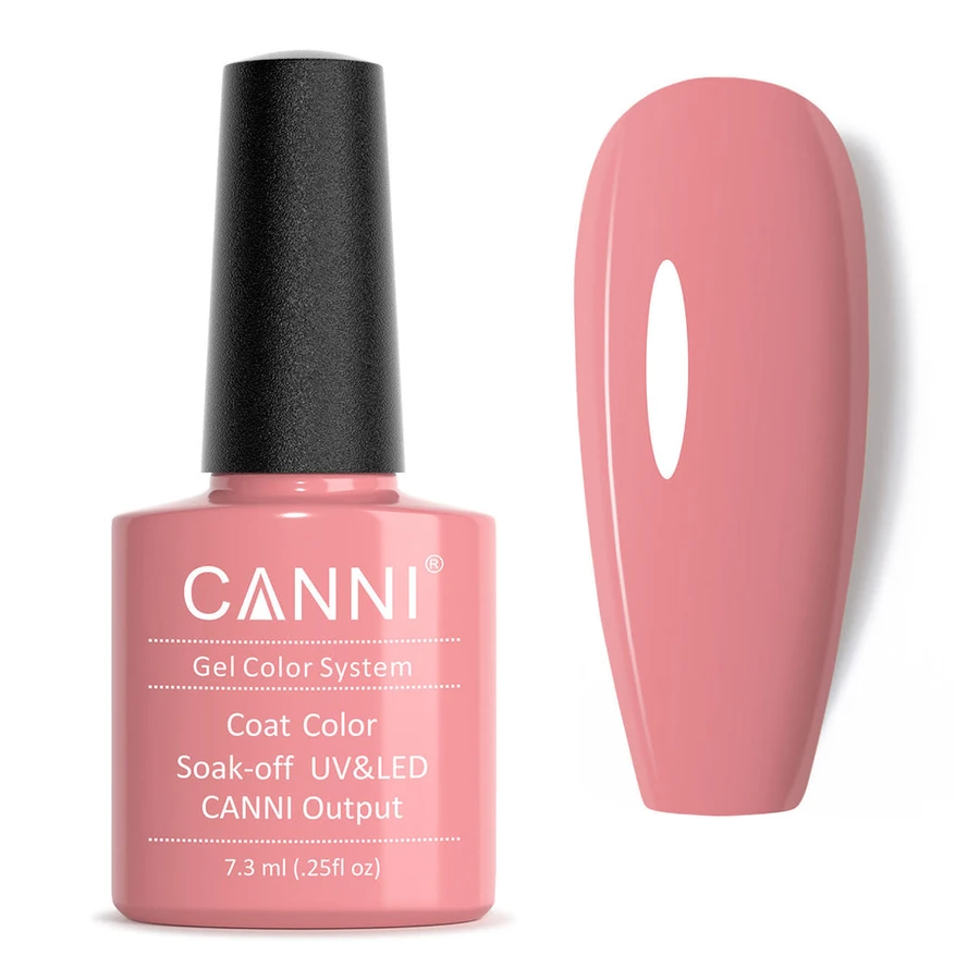 Гель-лак Canni Gel Polish №234 Tender Pink пастельний рожевий, емаль 7,3 мл
