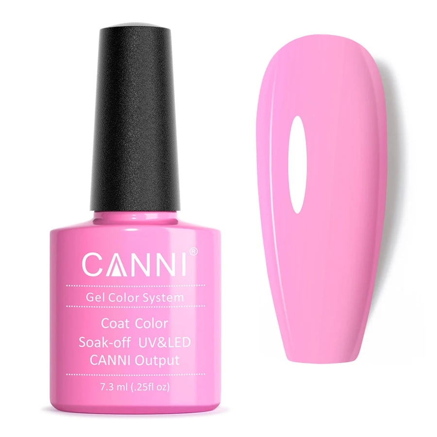 Гель-лак Canni Gel Polish №237 Fresh Peach Pink блідо-рожевий, емаль 7,3 мл