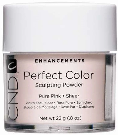 Прозоро-рожева акрилова пудра CND Perfect Color Pure Pink 22 г