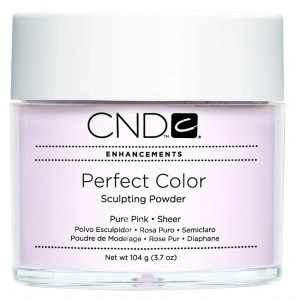 Прозоро-рожева акрилова пудра CND Perfect Color Pure Pink 104 г