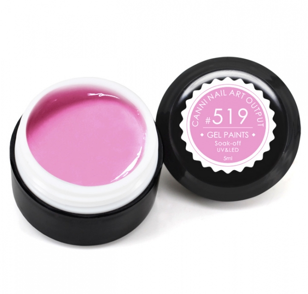 Гель-фарба Canni Gel Paint №519 темно-рожевий 5 мл