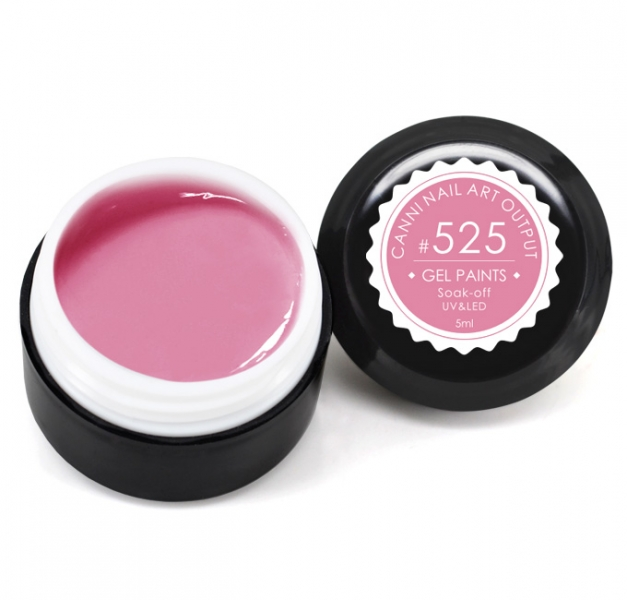 Гель-фарба Canni Gel Paint №525 пастельний світло-малиновий 5 мл