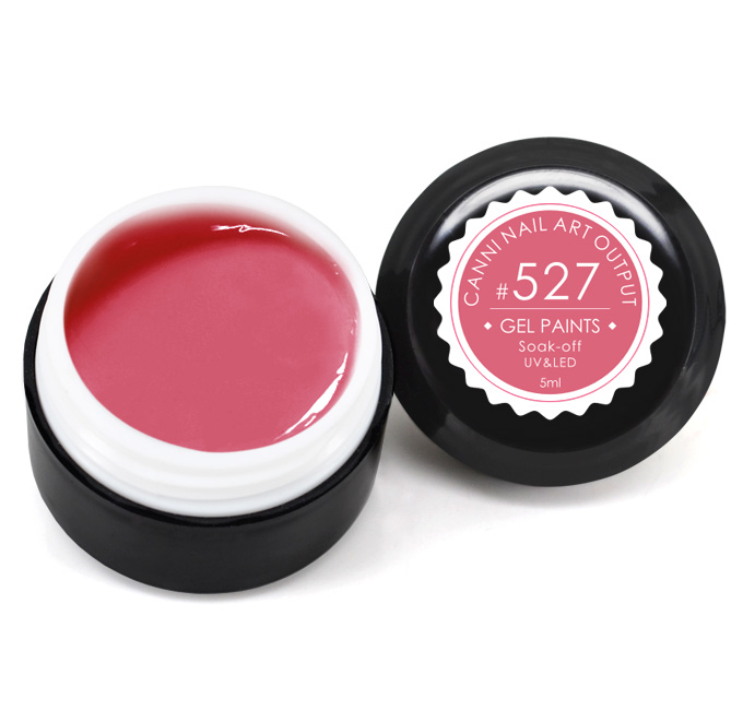 Гель-фарба Canni Gel Paint №527 пастельно-кораловий 5 мл