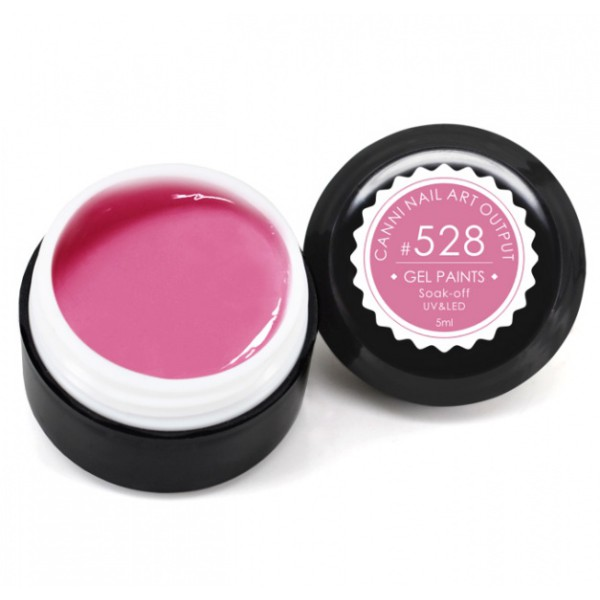 Гель-фарба Canni Gel Paint №528 яскраво-рожевий 5 мл