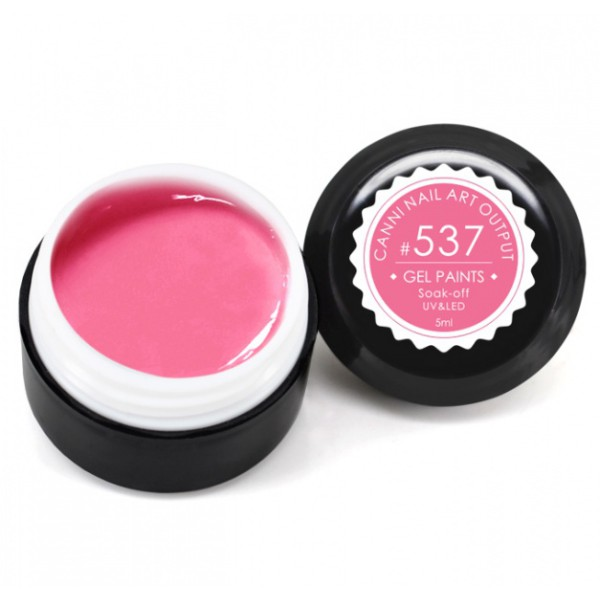 Гель-фарба Canni Gel Paint №537 яскрава рожевий 5 мл
