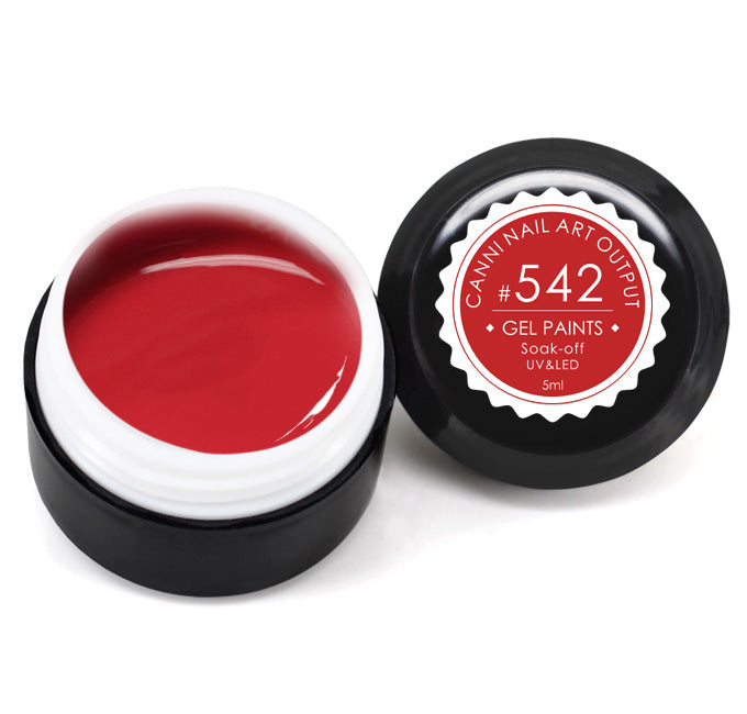 Гель-фарба Canni Gel Paint №542 темно-червоний 5 мл