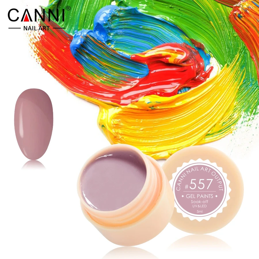 Гель-фарба Canni Gel Paint №557 какао 5 мл