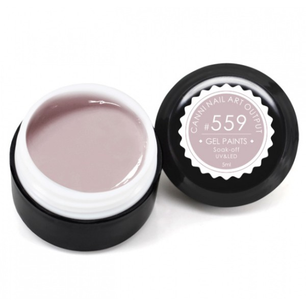 Гель-фарба Canni Gel Paint №559 світлий лілово-сірий 5 мл