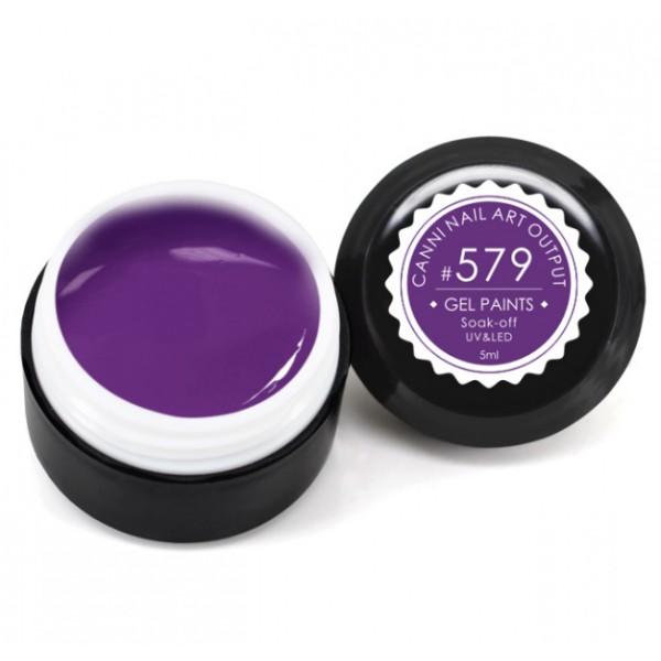Гель-фарба Canni Gel Paint №579 фіолетовий 5 мл