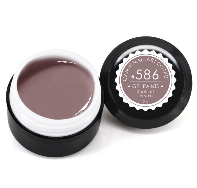 Гель-фарба Canni Gel Paint №586 фіолетово-сірий 5 мл