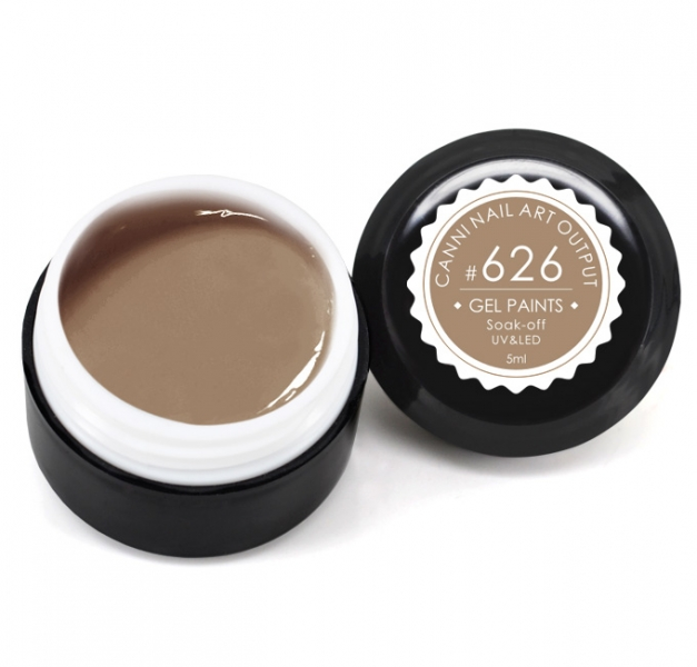 Гель-фарба Canni Gel Paint №626 пастельний світло-коричневий 5 мл