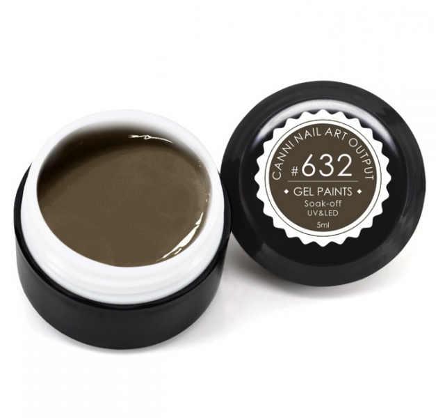 Гель-фарба Canni Gel Paint №632 кавовий 5 мл