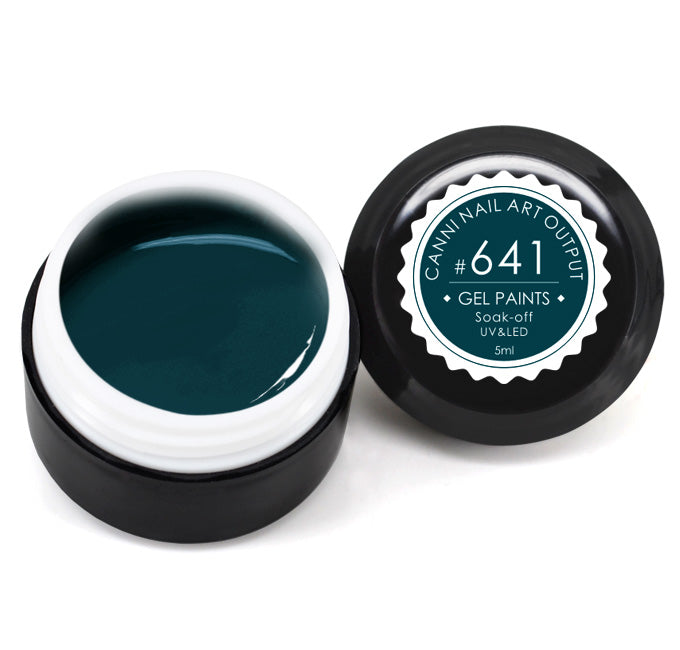 Гель-фарба Canni Gel Paint №641 зелений лісовий 5 мл