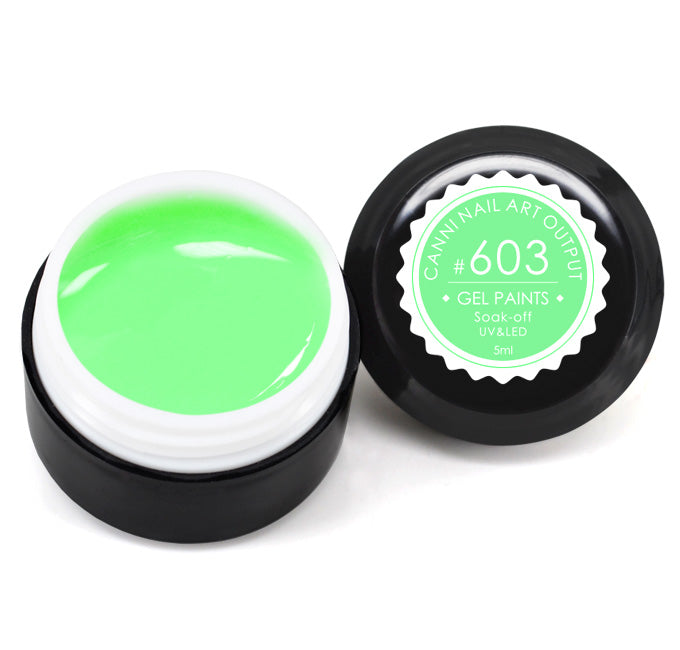 Гель-фарба Canni Gel Paint №603 зелена м`ята 5 мл