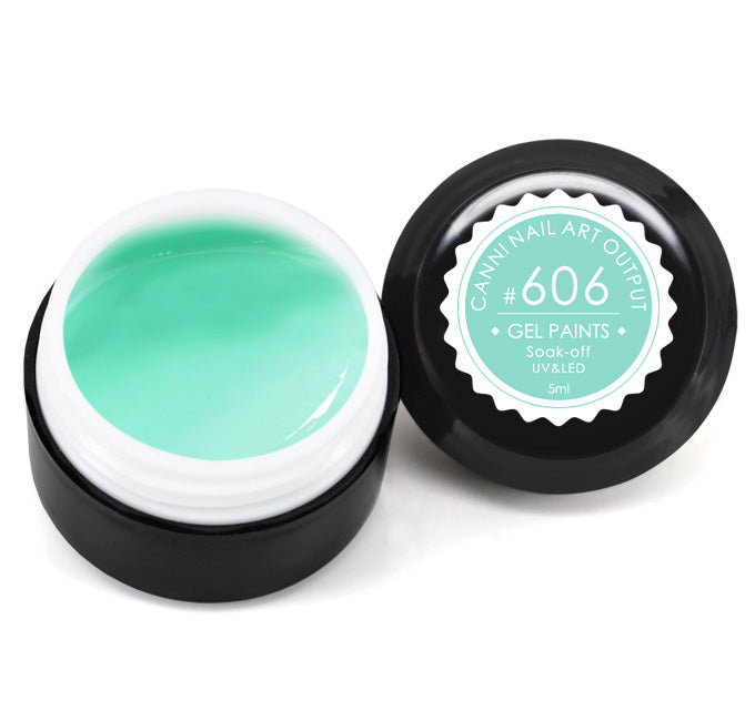 Гель-фарба Canni Gel Paint №606 світло-бірюзовий 5 мл