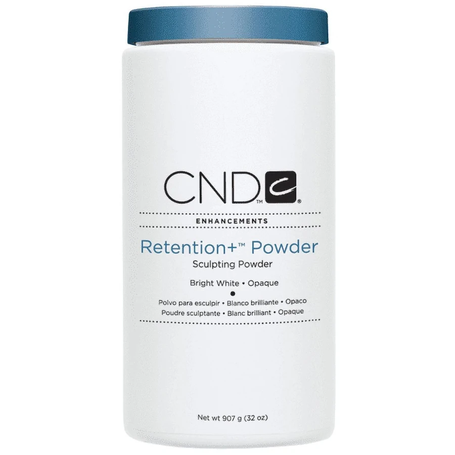 Яскраво-біла акрилова пудра CND Retention+ Powder Bright White Opaque 907 г