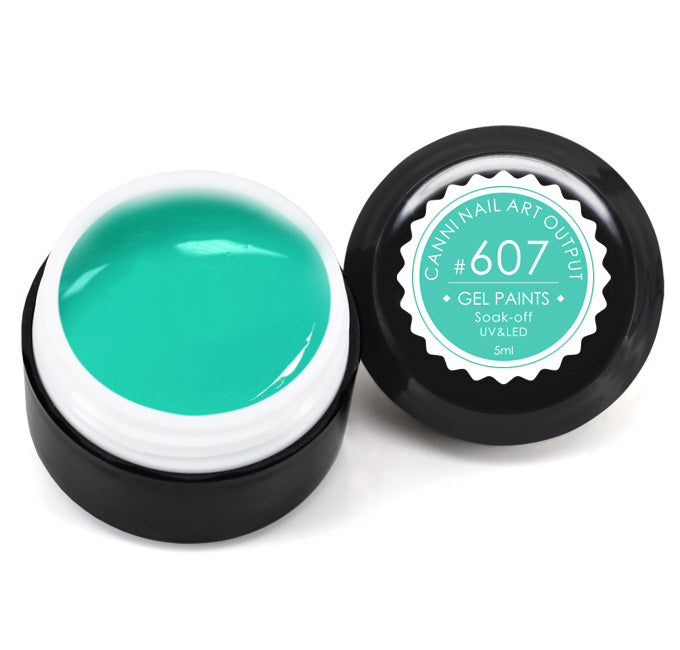 Гель-фарба Canni Gel Paint №607 бірюзовий 5 мл