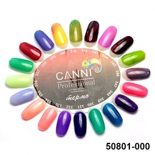 Палітра термо гель-лаків Canni Thermo Gel Polish Palette 24 кольори