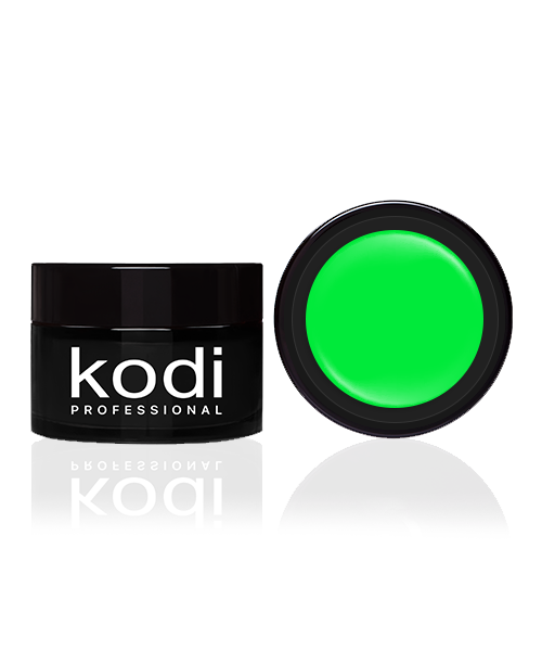Гель-фарба без липкого шару Kodi Gel Paint №62 яскравий зелений 4 мл