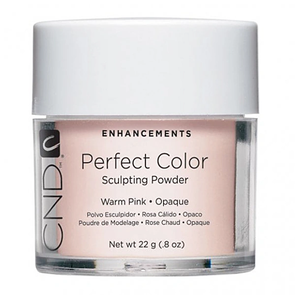 Камуфлююча тепло-рожева акрилова пудра CND Perfect Color Warm Pink 22 г