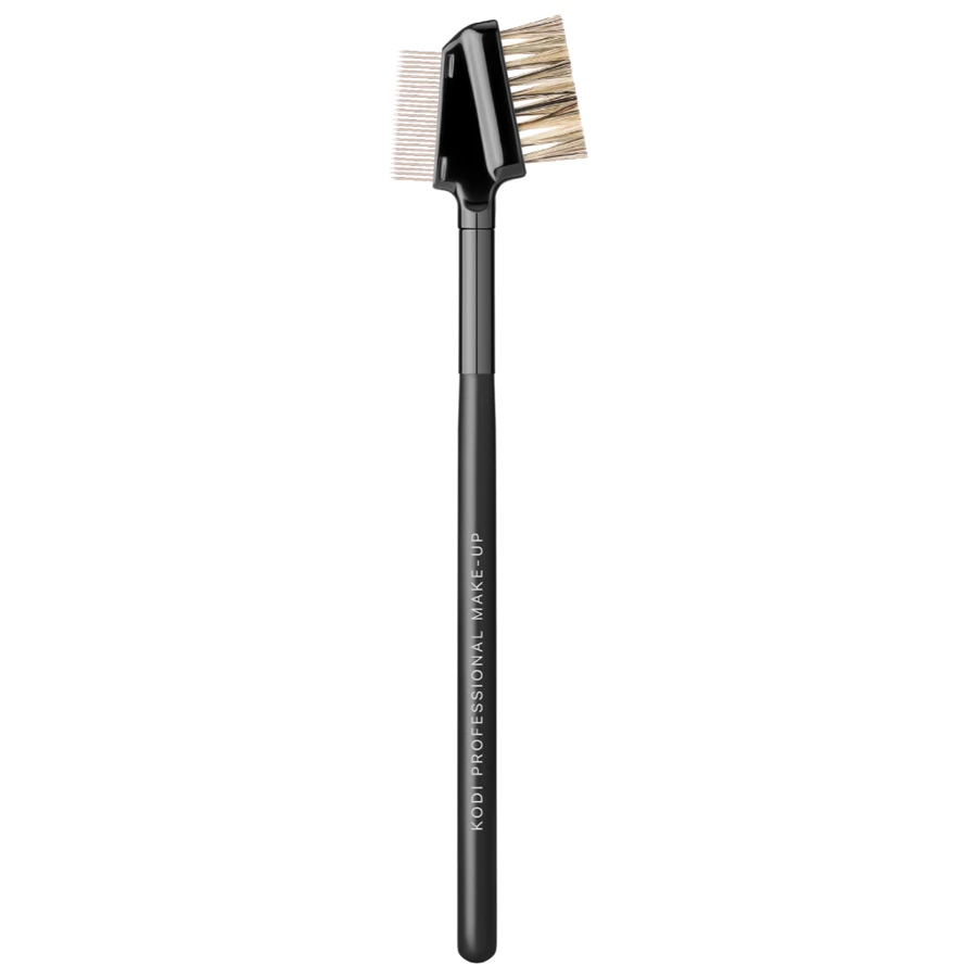 Пензлик-гребінець для брів/вій Kodi Face Makeup Brushes №43 натуральний, кабан