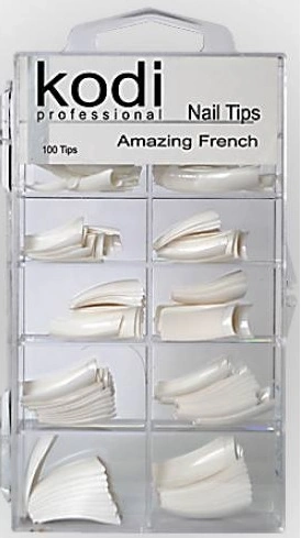 Типси French Tips 100шт Kodi French Tips 100шт
