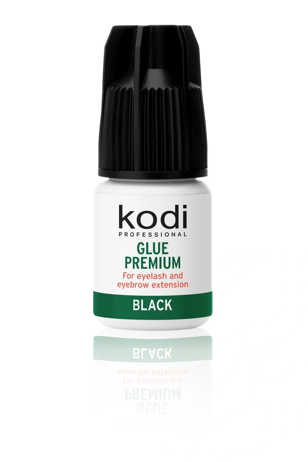 Клей для брів та вій Kodi Glue Premium Black 3гр