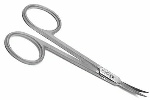 Kodi Cuticle Scissors with Pointed Tip, Curved для домашнього застосування 9см