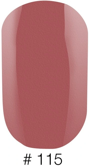 Лак Naomi Nail Lacquer 115 Naomi темний теракотовий з матовим ефектом 12 мл