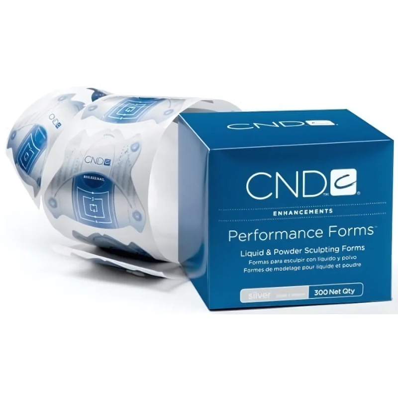 Форми для нарощування CND Sculpting Performance Forms Silver 300 шт