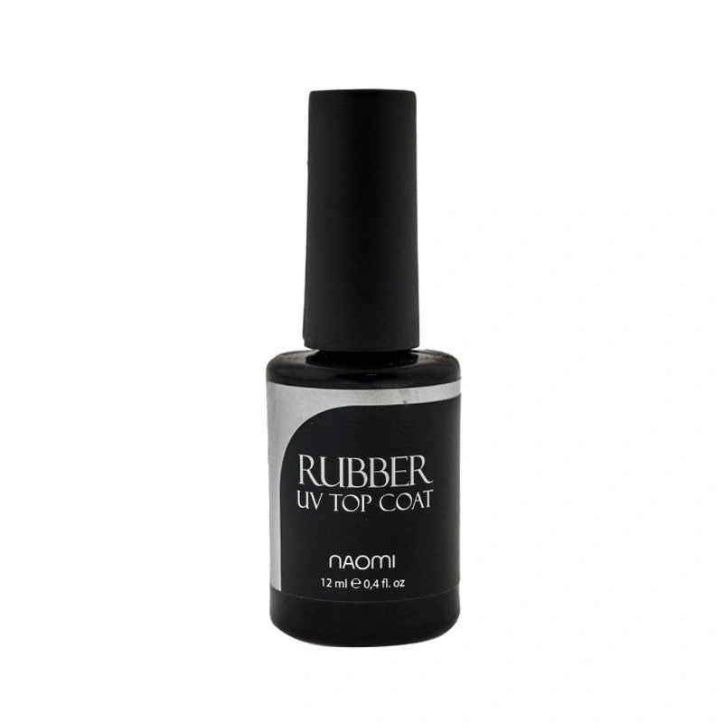 Закріплювач для гель-лаку Naomi Rubber UV Top Coat 12 мл