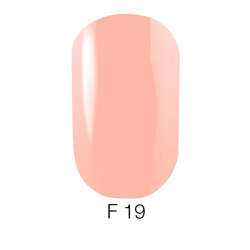 Гель-лак GO Active UV Gel Polish GO FLUO F 019 блідо-рожевий, флуоресцентний 5,8 мл