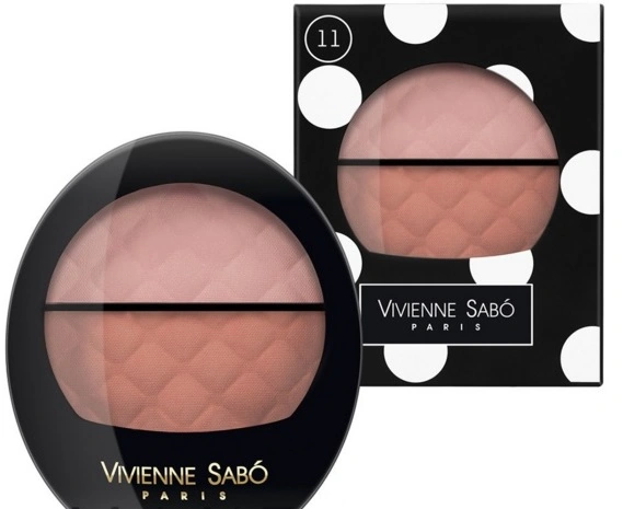 Подвійні рум`яна-хайлайтер №11 Vivienne Sabo Teinte Delicate №11 2 г + 3 г