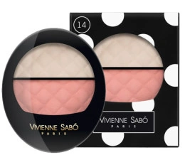 Подвійні рум`яна-хайлайтер №14 Vivienne Sabo Teinte Delicate №14 2 г + 3 г