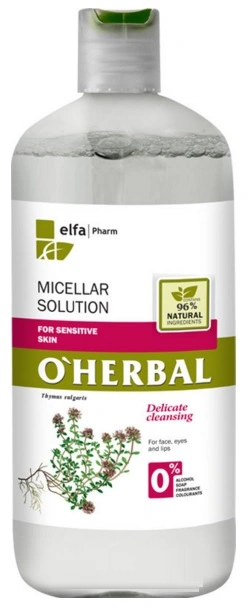 OHerbal Micellar Solution for Sensitive Skin with Thyme Extract 500мл
