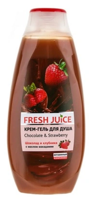 Крем-гель для душу Chocolate & Strawberry Fresh Juice Cream Shower Gel Chocolate & Strawberry 400мл