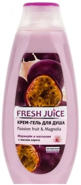Крем-гель для душу Passion fruit & Magnolia Fresh Juice Cream Shower Gel Passion fruit & Magnolia 400мл