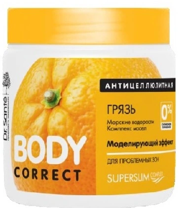 Body Correct Бруд Антицелюлітний Dr.Sante Body Correct Dirt Anti-Cellulite 500мл
