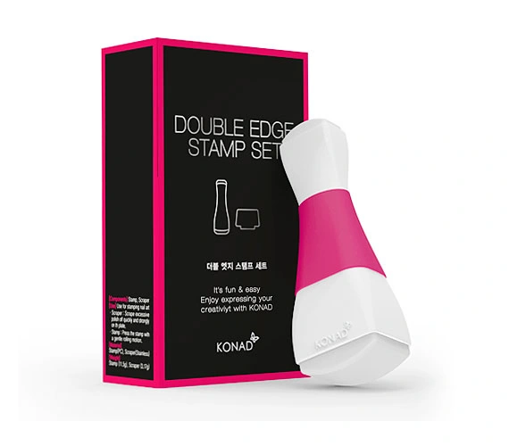 Штамп + скребок для стемпінгу Konad Big Stamp and Scraper