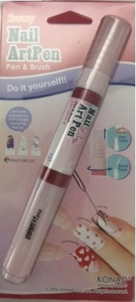 Двосторонній олівець для дизайну нігтів Konad 2 Way Nail Art Pen-Red червоний
