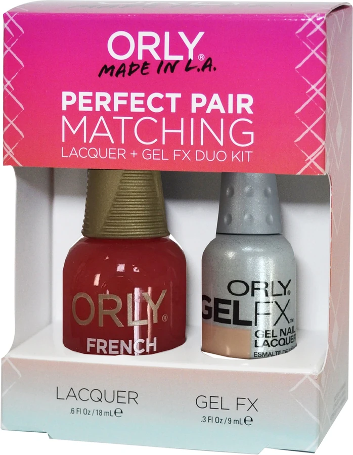Набір покриттів гель-лак+лак ORLY Set Gel-Polish and Lacquer Bare Rose прозоро-рожевий, емаль 9мл/18мл